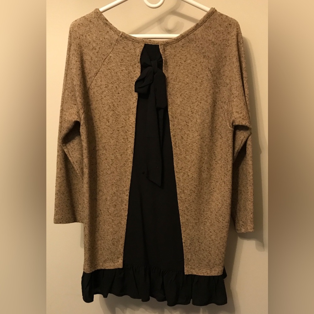 Elegant Tan Women's Sweater